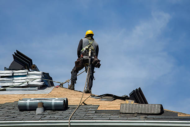 Professional Metal Roofing technician working in Saint James, NY